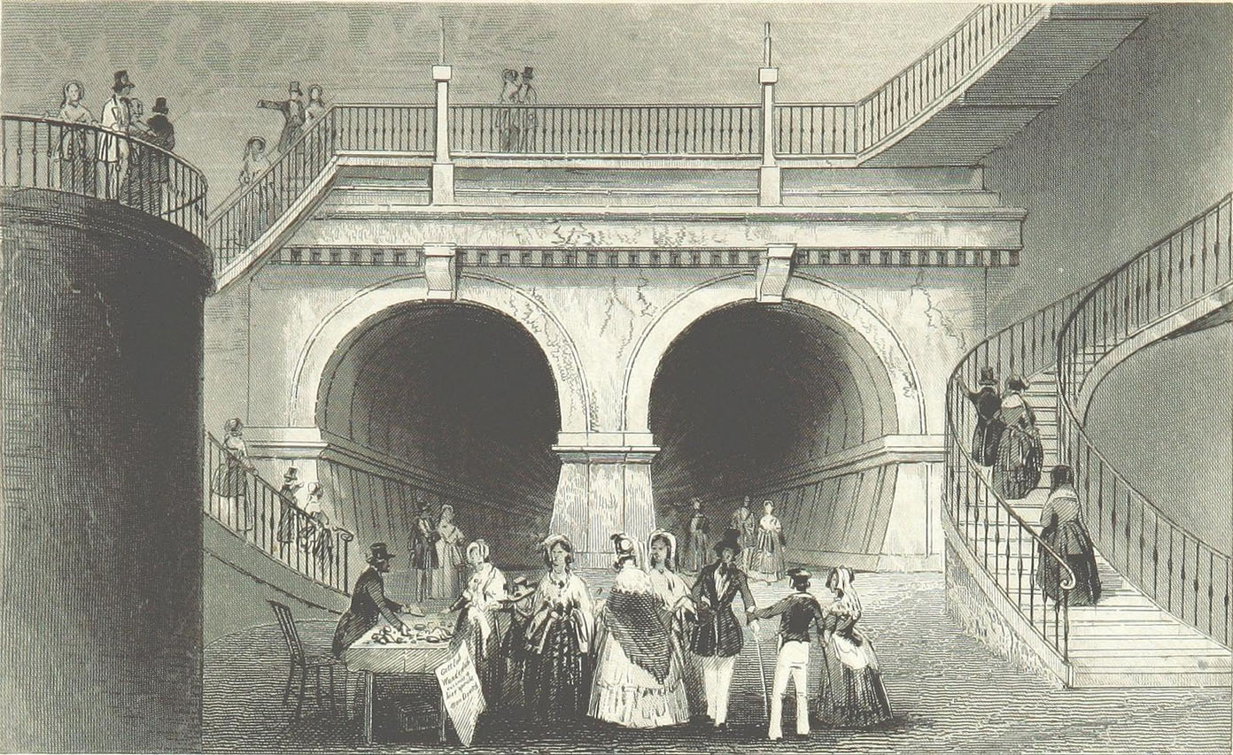 Albert Henry Payne, 'The Thames Tunnel', in W. I. Bicknell, Illustrated London, or, a series of views in the British metropolis and its vicinity (London: E. T. Brain & Co., 1846), p. 25.